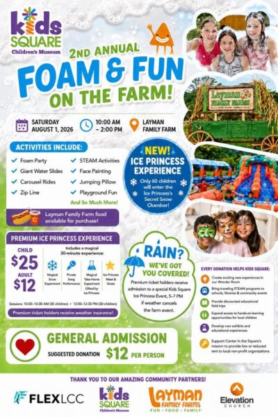 Foam and Fun on the Farm