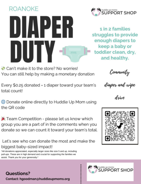 Roanoke Diaper Duty Drive